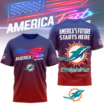 Miami Dolphins | Premium NFL American Fest 2025 3D Shirt