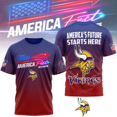 Minnesota Vikings | Premium NFL American Fest 2025 3D Shirt