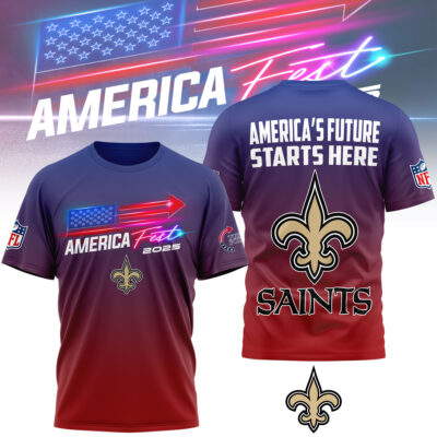 New Orleans Saints | Premium NFL American Fest 2025 3D Shirt
