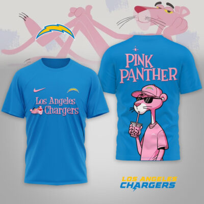Los Angeles Chargers | Premium NFL Pink Panther 3D Shirt