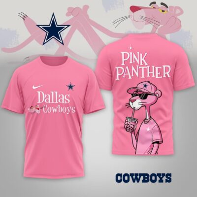 Dallas Cowboys | Premium NFL Pink Panther 3D Shirt