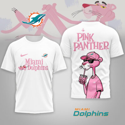 Miami Dolphins | Premium NFL Pink Panther 3D Shirt