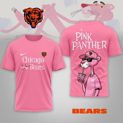 Chicago Bears | Premium NFL Pink Panther 3D Shirt