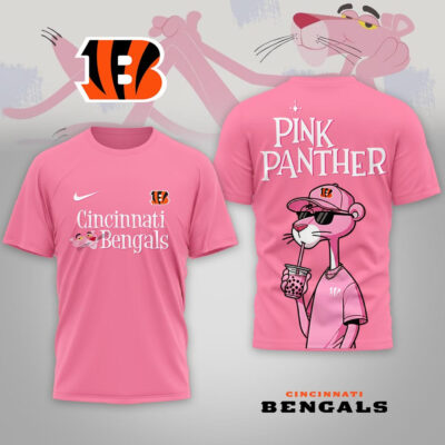 Cincinnati Bengals | Premium NFL Pink Panther 3D Shirt