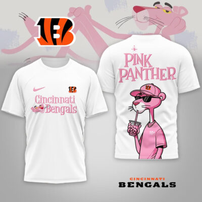 Cincinnati Bengals | Premium NFL Pink Panther 3D Shirt