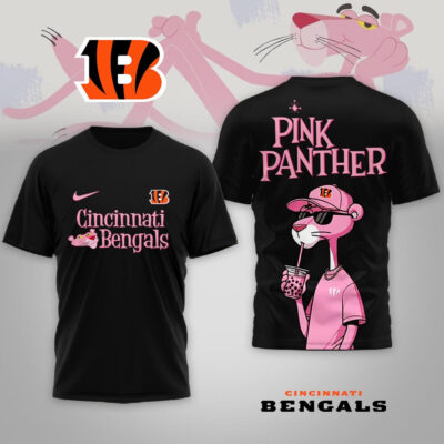 Cincinnati Bengals | Premium NFL Pink Panther 3D Shirt