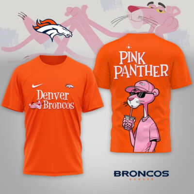 Denver Broncos | Premium NFL Pink Panther 3D Shirt