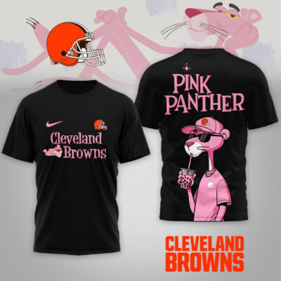 Cleveland Browns | Premium NFL Pink Panther 3D Shirt