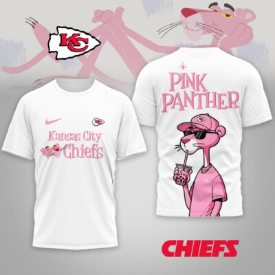 Kansas City Chiefs | Premium NFL Pink Panther 3D Shirt