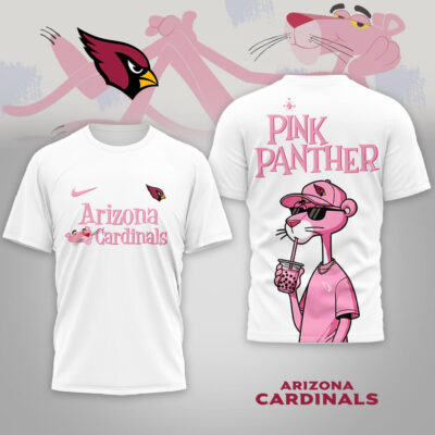 Arizona Cardinals | Premium NFL Pink Panther 3D Shirt