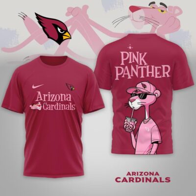 Arizona Cardinals | Premium NFL Pink Panther 3D Shirt