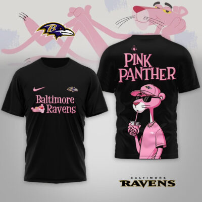 Baltimore Ravens | Premium NFL Pink Panther 3D Shirt