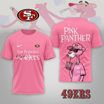 San Francisco 49ers | Premium NFL Pink Panther 3D Shirt