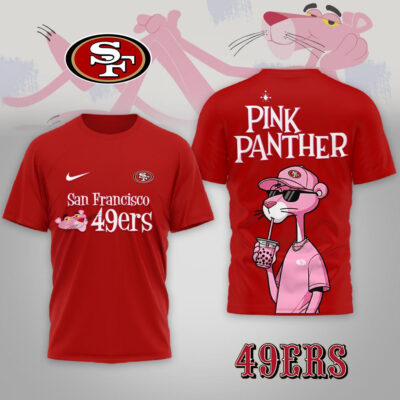 San Francisco 49ers | Premium NFL Pink Panther 3D Shirt