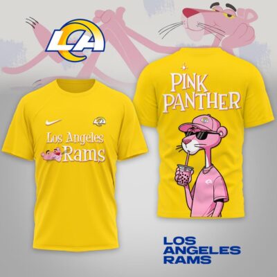 Los Angeles Rams | Premium NFL Pink Panther 3D Shirt