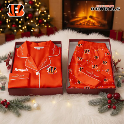 Cincinnati Bengals | Premium NFL Christmas Cozy Pajamas