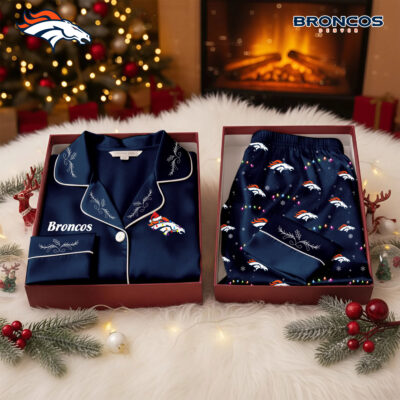 Denver Broncos | Premium NFL Christmas Cozy Pajamas