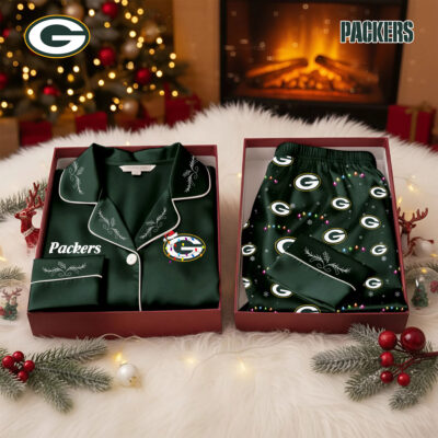 Green Bay Packers | Premium NFL Christmas Cozy Pajamas
