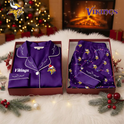 Minnesota Vikings | Premium NFL Christmas Cozy Pajamas