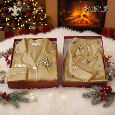 New Orleans Saints | Premium NFL Christmas Cozy Pajamas