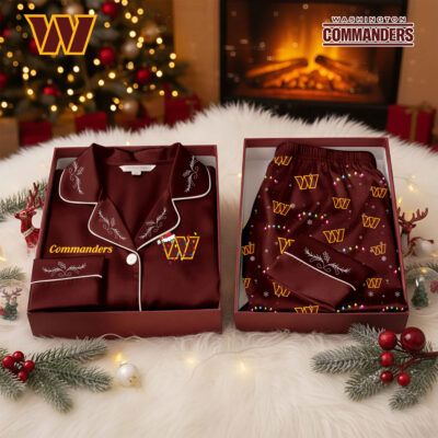 Washington Commanders | Premium NFL Christmas Cozy Pajamas