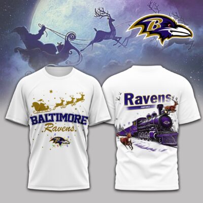 Baltimore Ravens | Premium NFL Sweet Christmas 3D Shirt - 5XL