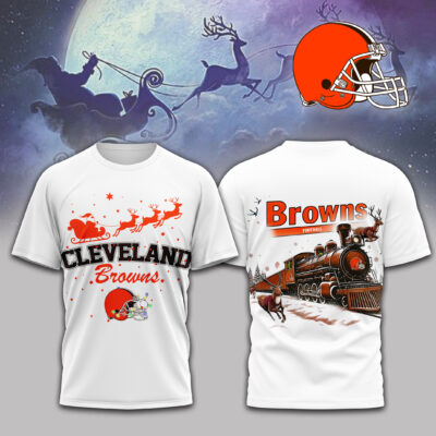 Cleveland Browns | Premium NFL Sweet Christmas 3D Shirt - S