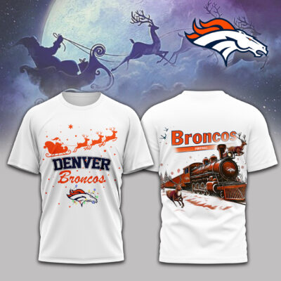 Denver Broncos | Premium NFL Sweet Christmas 3D Shirt - 3XL