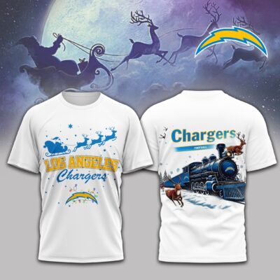 Los Angeles Chargers | Premium NFL Sweet Christmas 3D Shirt - 2XL
