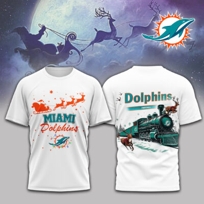 Miami Dolphins | Premium NFL Sweet Christmas 3D Shirt - M