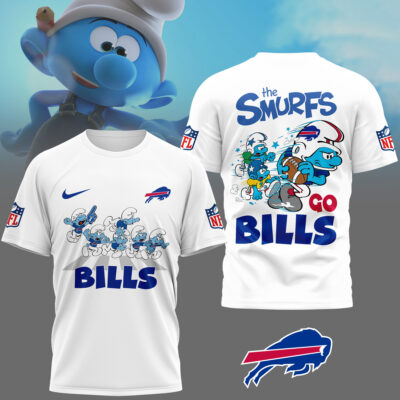 Buffalo Bills | Premium NFL The Smurfs 3D Shirt