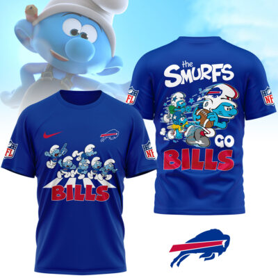 Buffalo Bills | Premium NFL The Smurfs 3D Shirt