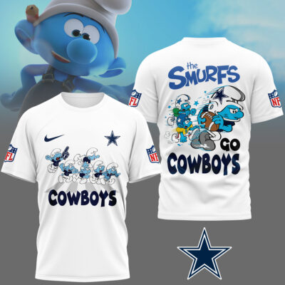 Dallas Cowboys | Premium NFL The Smurfs 3D Shirt