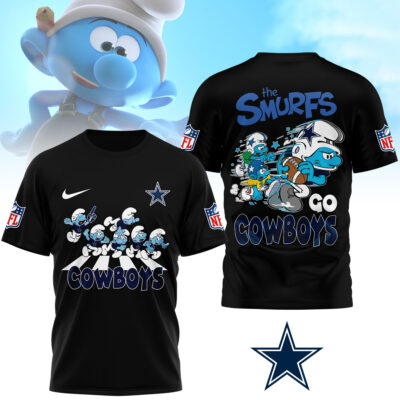 Dallas Cowboys | Premium NFL The Smurfs 3D Shirt