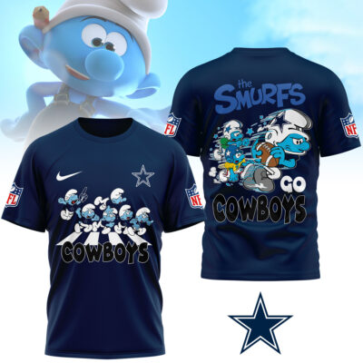 Dallas Cowboys | Premium NFL The Smurfs 3D Shirt