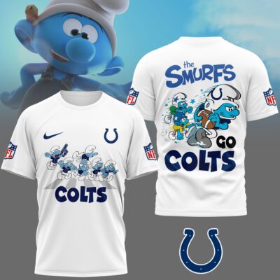Indianapolis Colts | Premium NFL The Smurfs 3D Shirt