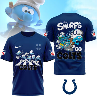 Indianapolis Colts | Premium NFL The Smurfs 3D Shirt