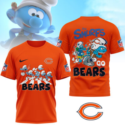 Chicago Bears | Premium NFL The Smurfs 3D Shirt