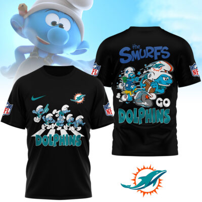 Miami Dolphins | Premium NFL The Smurfs 3D Shirt