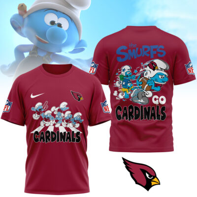 Arizona Cardinals | Premium NFL The Smurfs 3D Shirt