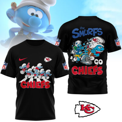 Kansas City Chiefs | Premium NFL The Smurfs 3D Shirt