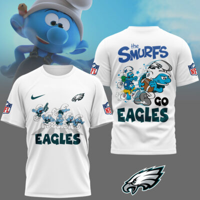 Philadelphia Eagles | Premium NFL The Smurfs 3D Shirt