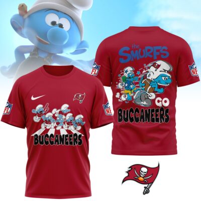 Tampa Bay Buccaneers | Premium NFL The Smurfs 3D Shirt