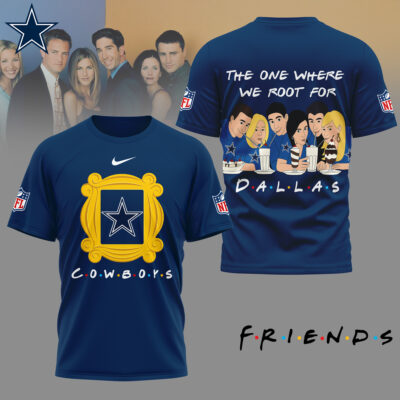Dallas Cowboys | Premium NFL and F.R.I.E.N.D.S Fan 3D Shirt