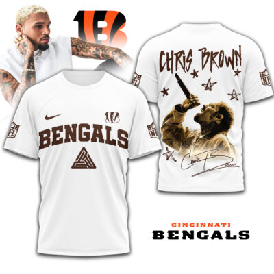 Cincinnati Bengals | Premium NFL Chris Brown 3D Shirt