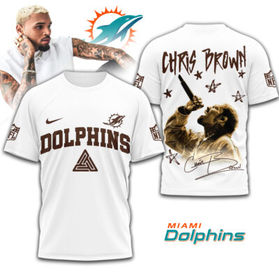 Miami Dolphins | Premium NFL Chris Brown 3D Shirt