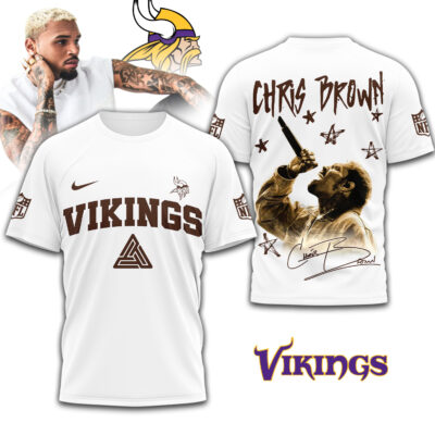 Minnesota Vikings | Premium NFL Chris Brown 3D Shirt