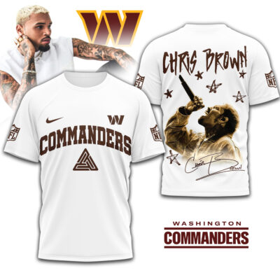 Washington Commanders | Premium NFL Chris Brown 3D Shirt