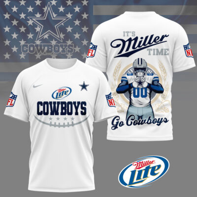 Dallas Cowboys | Premium NFL Miller Lite 3D Shirt