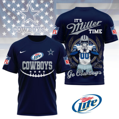 Dallas Cowboys | Premium NFL Miller Lite 3D Shirt